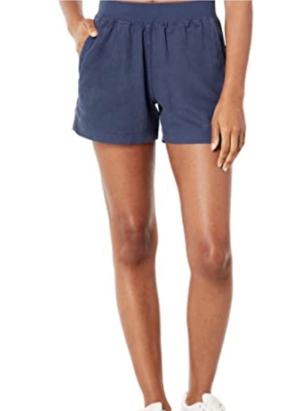 New $98 Faherty Arlie Women's Navy Pull-On Casual Shorts Small NWT